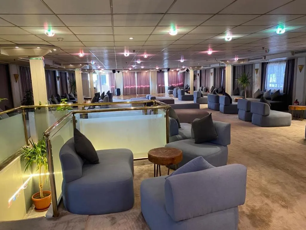 Lounge aboard the MS Coral II Nile Cruise Nile cruise
